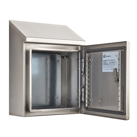 steel electrical panel enclosure|stainless steel enclosure with window.